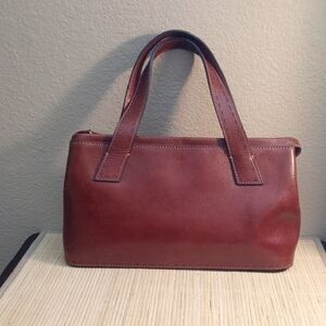Fossil Rich Brown Leather Shoulder Bag